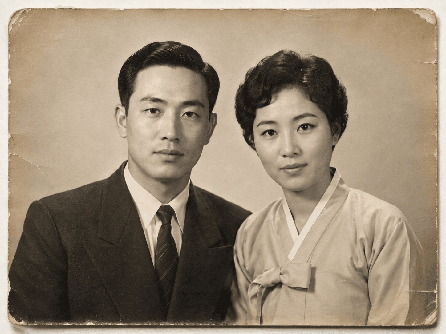 사진 복원 서비스 예시